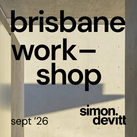 Simon Devitt Photographer of Architecture Workshop Brisbane, Australia